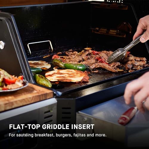 Masterbuilt? Gravity Series? 800 Digital Charcoal Grill, Griddle and Smoker with Digital Control, App Connectivity and 800 Cooking Square Inches in Black, Model MB20040221