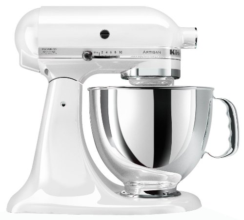 KitchenAid KSM150PSTG Artisan Series 5-Qt. Stand Mixer with Pouring Shield - Tangerine