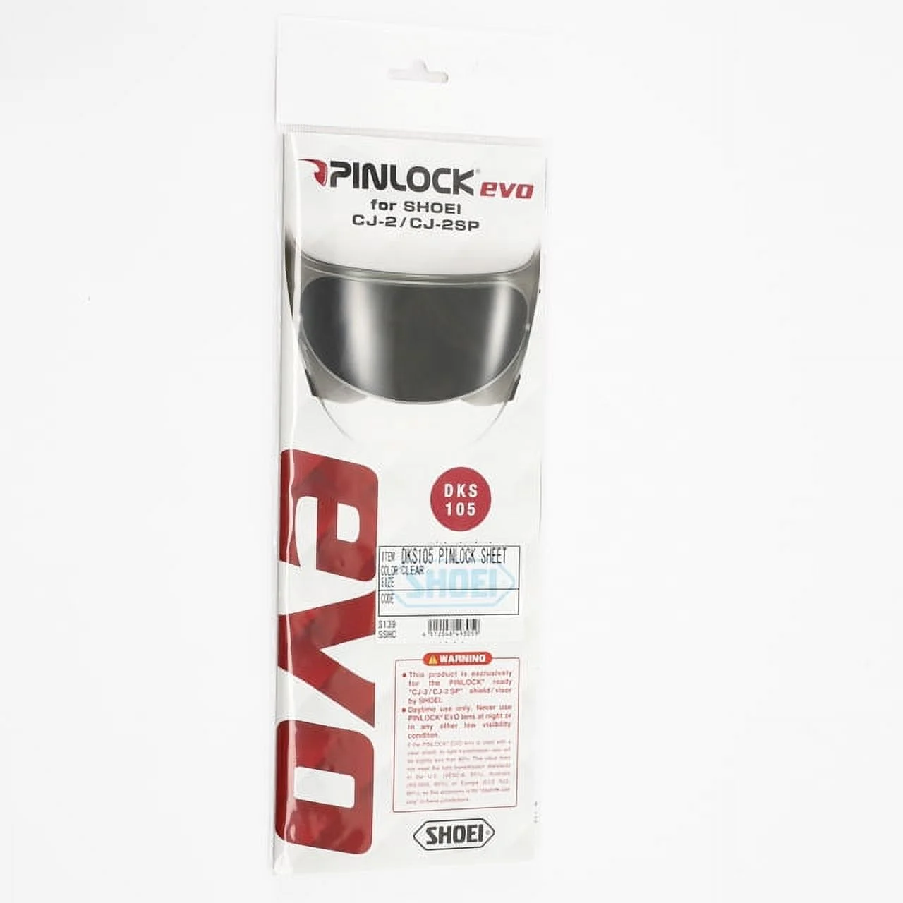 Shoei Pinlock Lens for J-Cruise CJ-2/CJ-2SP Helmet - Clear