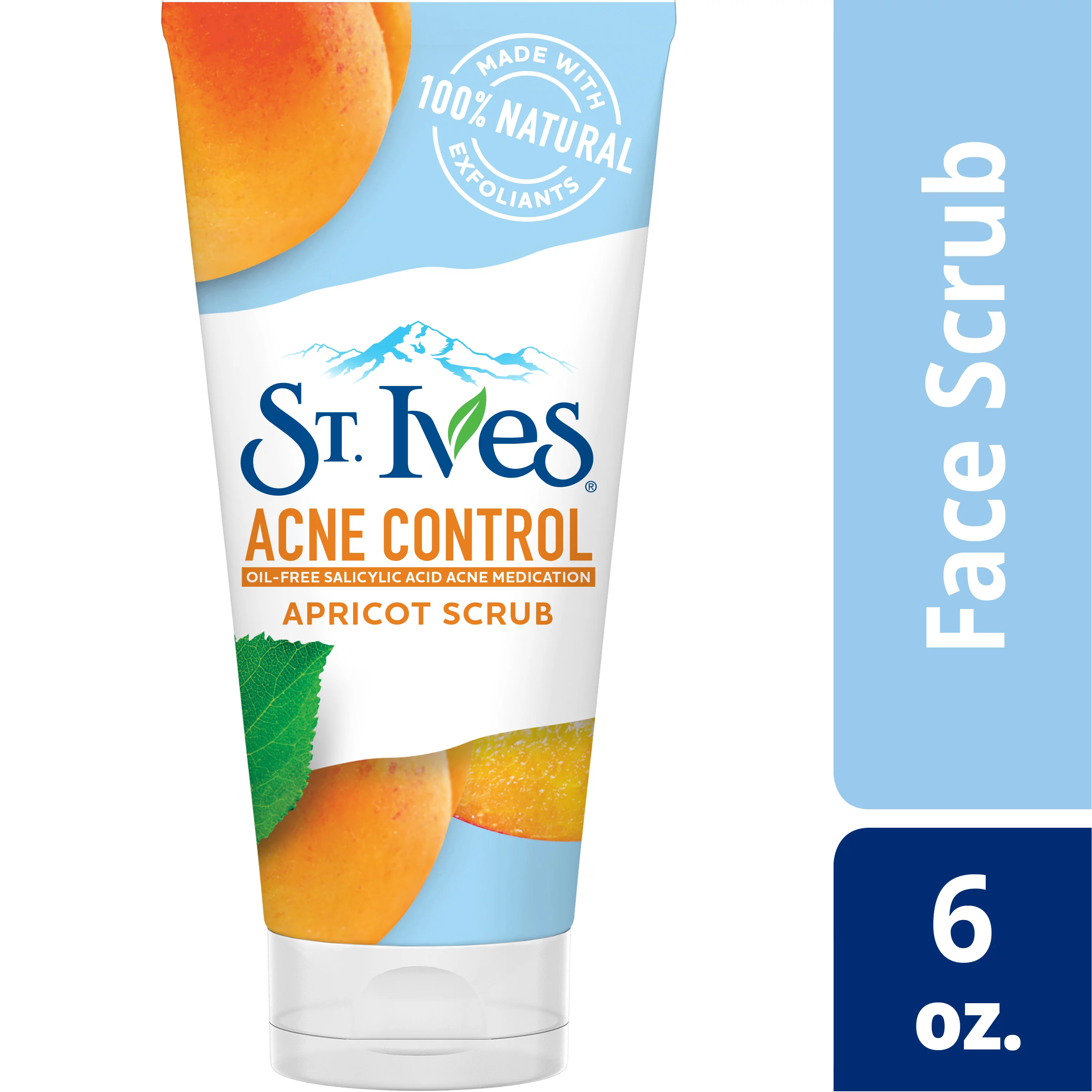 St. Ives Acne Control Face Scrub Apricot 6 oz, 4 count