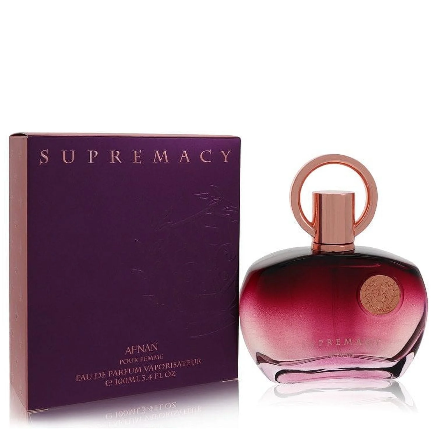 Supremacy Pour Femme by Afnan Eau De Parfum Spray 3.4 oz for Women Pack of 2