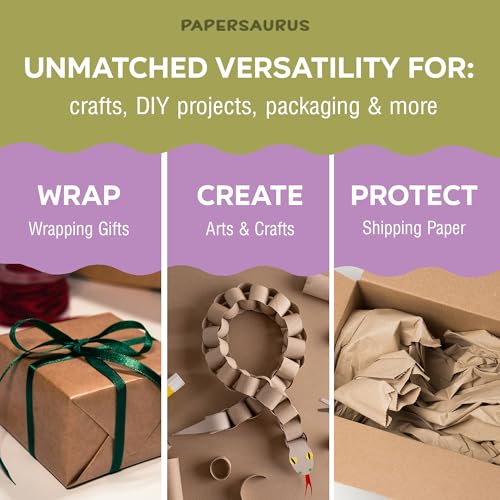 Kraft Brown Wrapping Paper Roll 18
