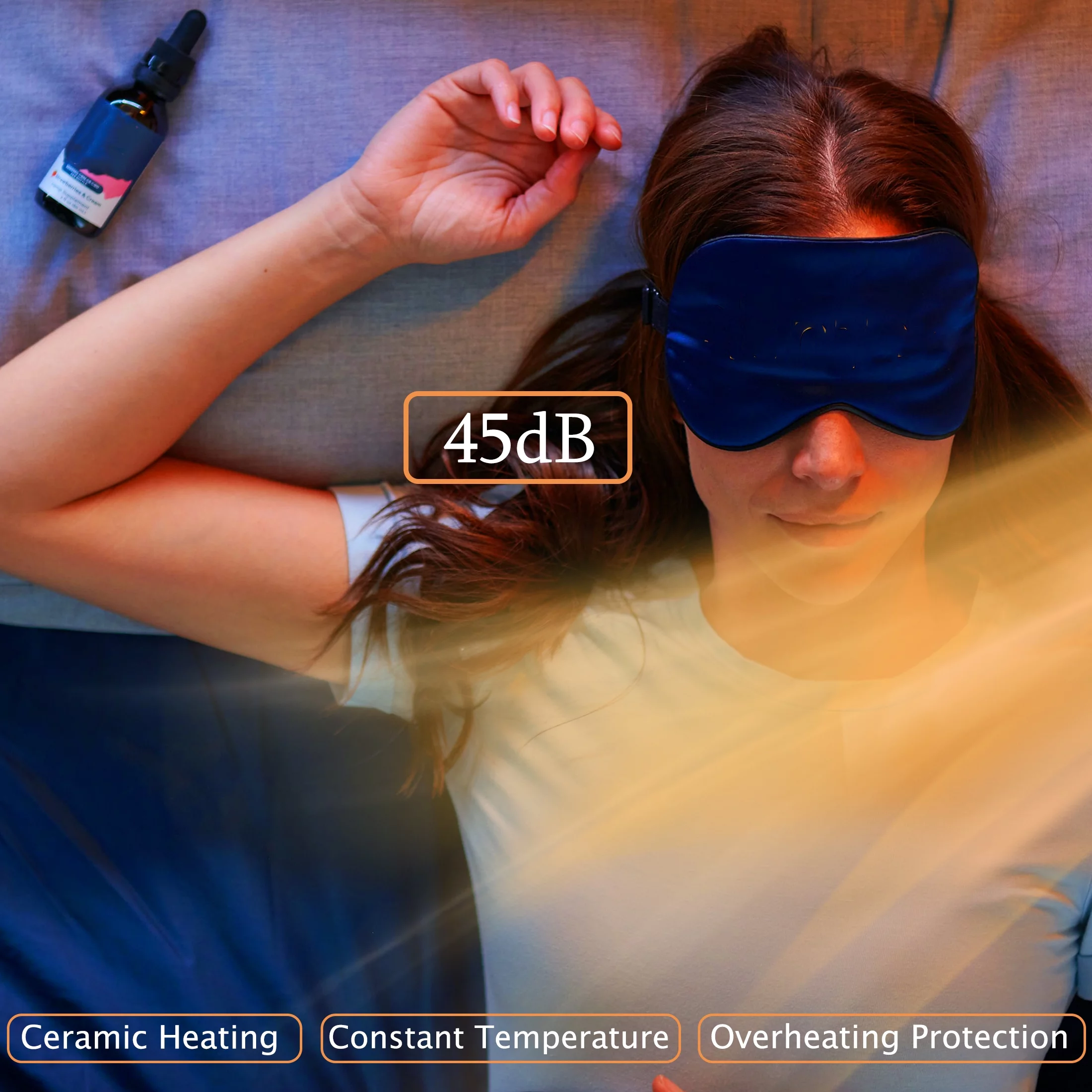 Programmable Space Heater with LED Display, Wall Outlet Electric Heater with Adjustable Thermostat and Timer for Home Office Bathroom Indoor Use, Small Plug in 350 Watt Heater, ETL Listed