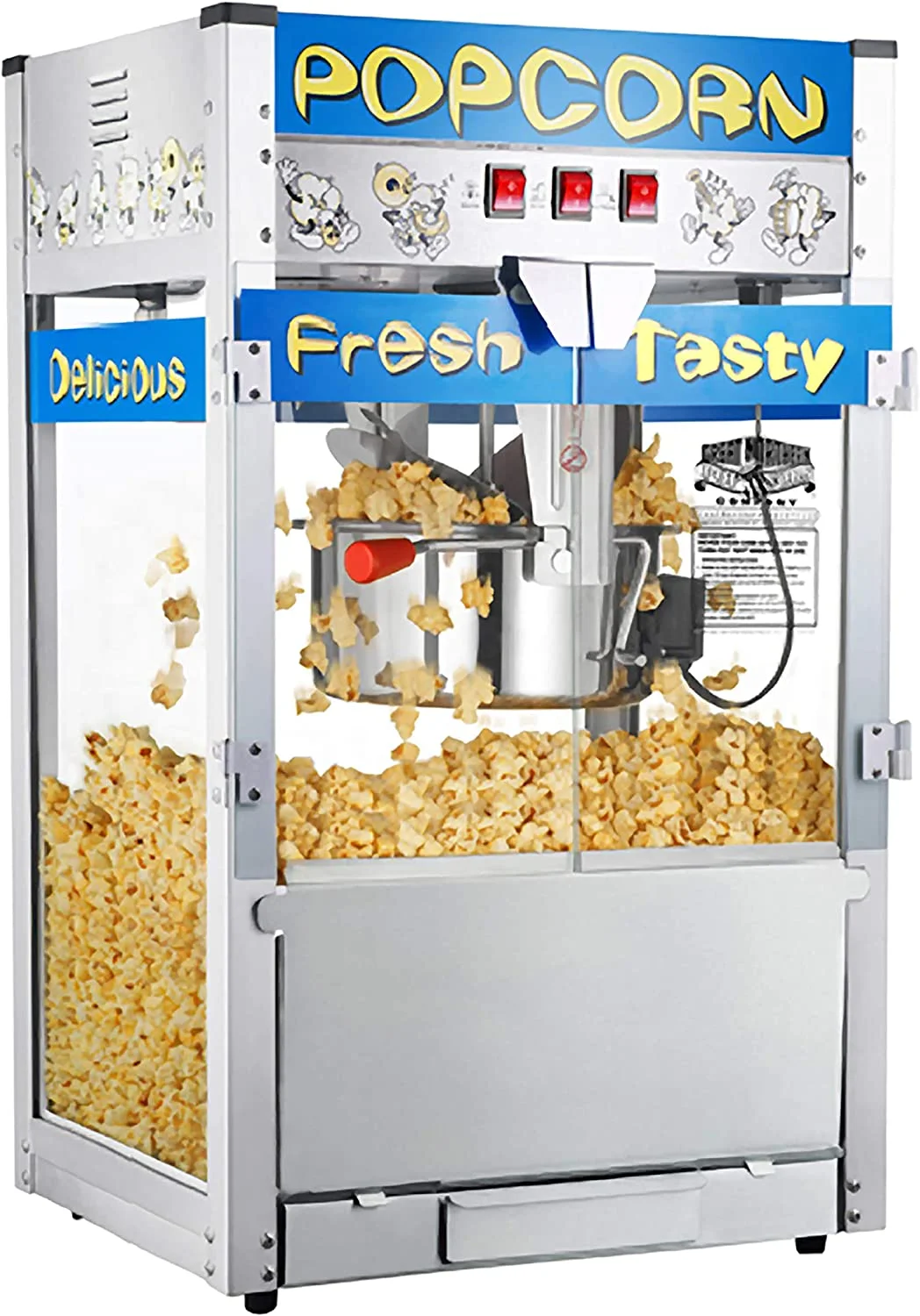 GREAT NORTHERN POPCORN COMPANY 6210 Pop Heaven Commercial Quality Popcorn Popper Machine  12 Ounce