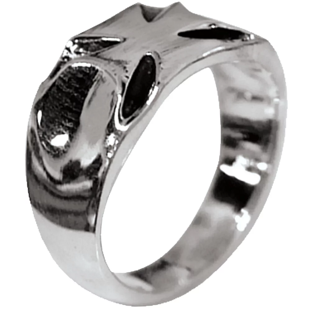 Diecut Iron Cross Emblem Ring - 11