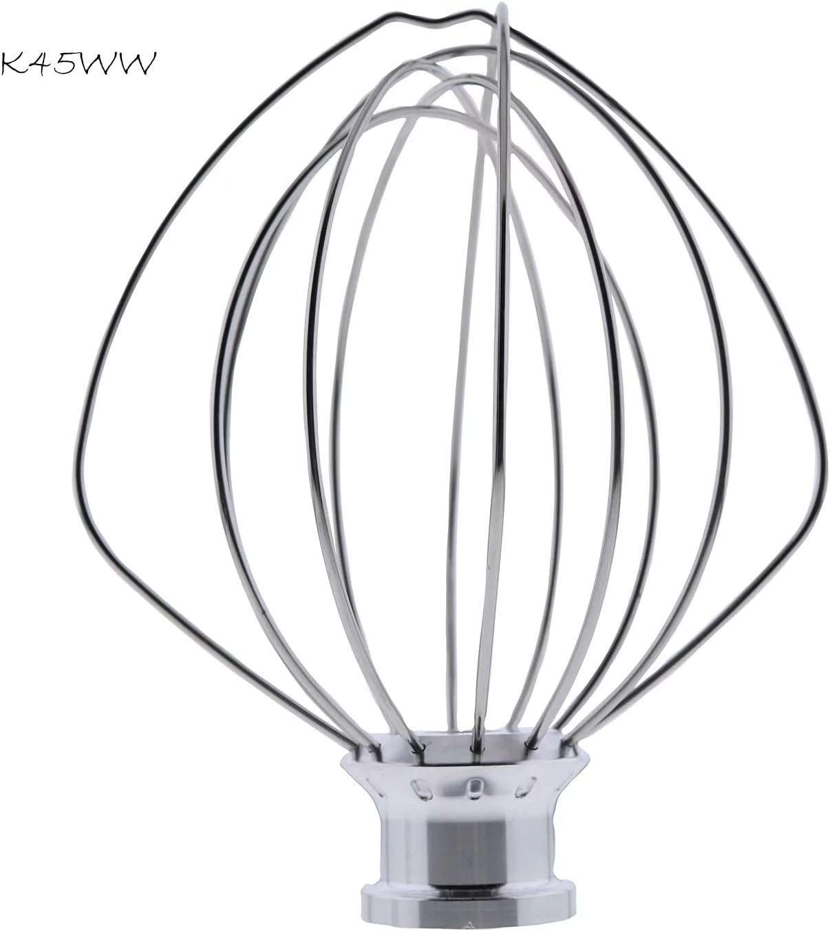 Mixer Attachments Set K45DH Dough Hook & K45B Flat Beater & K45WW Wire Whip Compatible with KitchenAid Kenmore Maytag Mixer KSM75 KSM90 KSM150