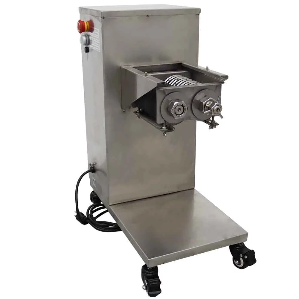 PreAsion Stainless Commercial Meat Slicer with 8mm Blade Electric Meat Slicer Cutting 110V