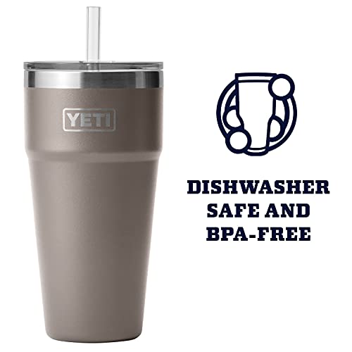 YETI Rambler 26 oz Straw Cup, Vacuum Insulated, Stainless Steel with Straw Lid
