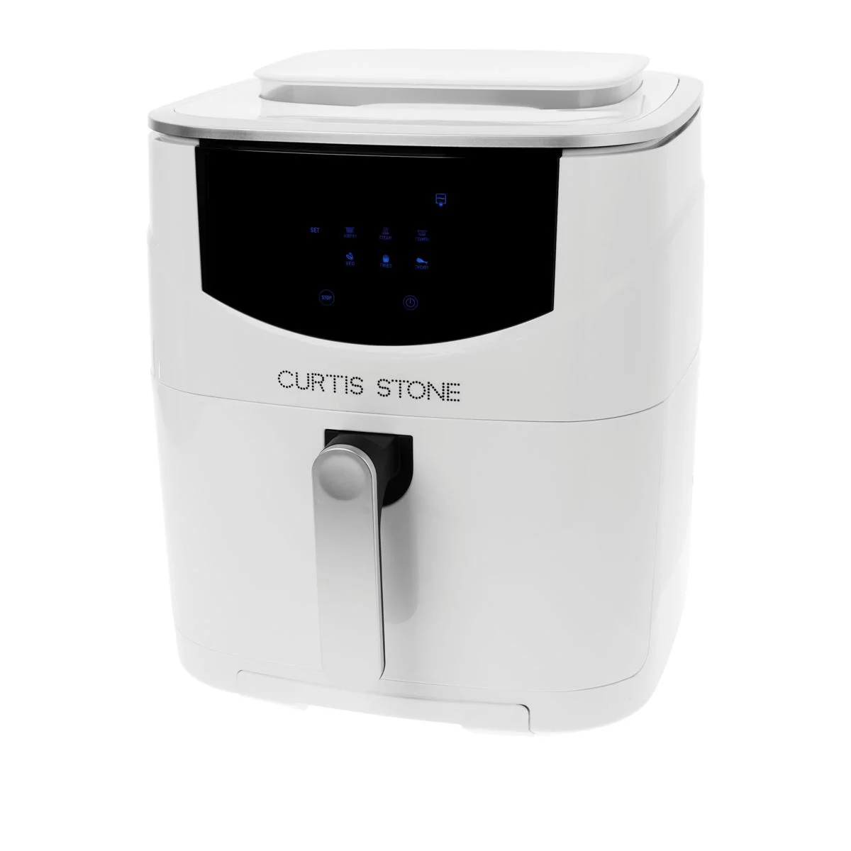 Curtis Stone 6.9-Quart Dura-Pan Air Fryer and Steamer Combo White Used