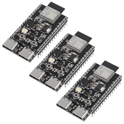 3PCS ESP32-H2-DevKitM-1-N4 ESP32-H2 Core Board IoT Development Board ESP32-H2-DevKitM WiFi+Bluetooth H2 Series BLE ESP32-H2 ESP32-H2-DevKitM-1-N4 ESP32-H2-MINI-1 for Arduino