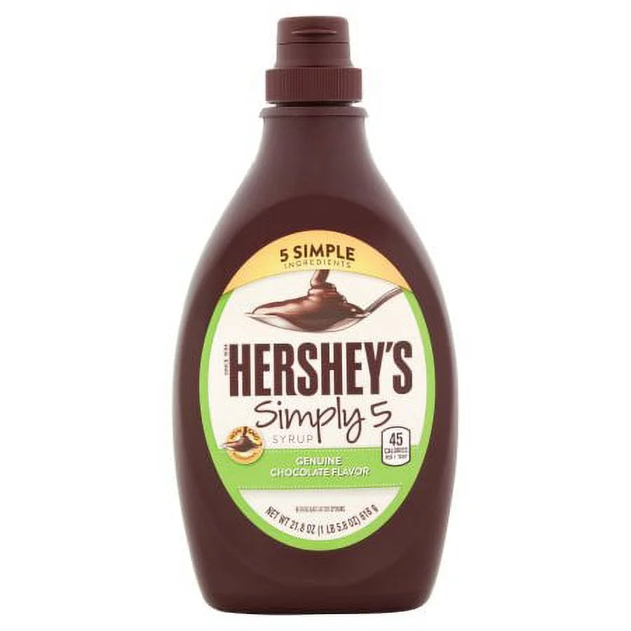 Hershey's Simple 5 Syrup Chocolate Flavor (Pack of 12)