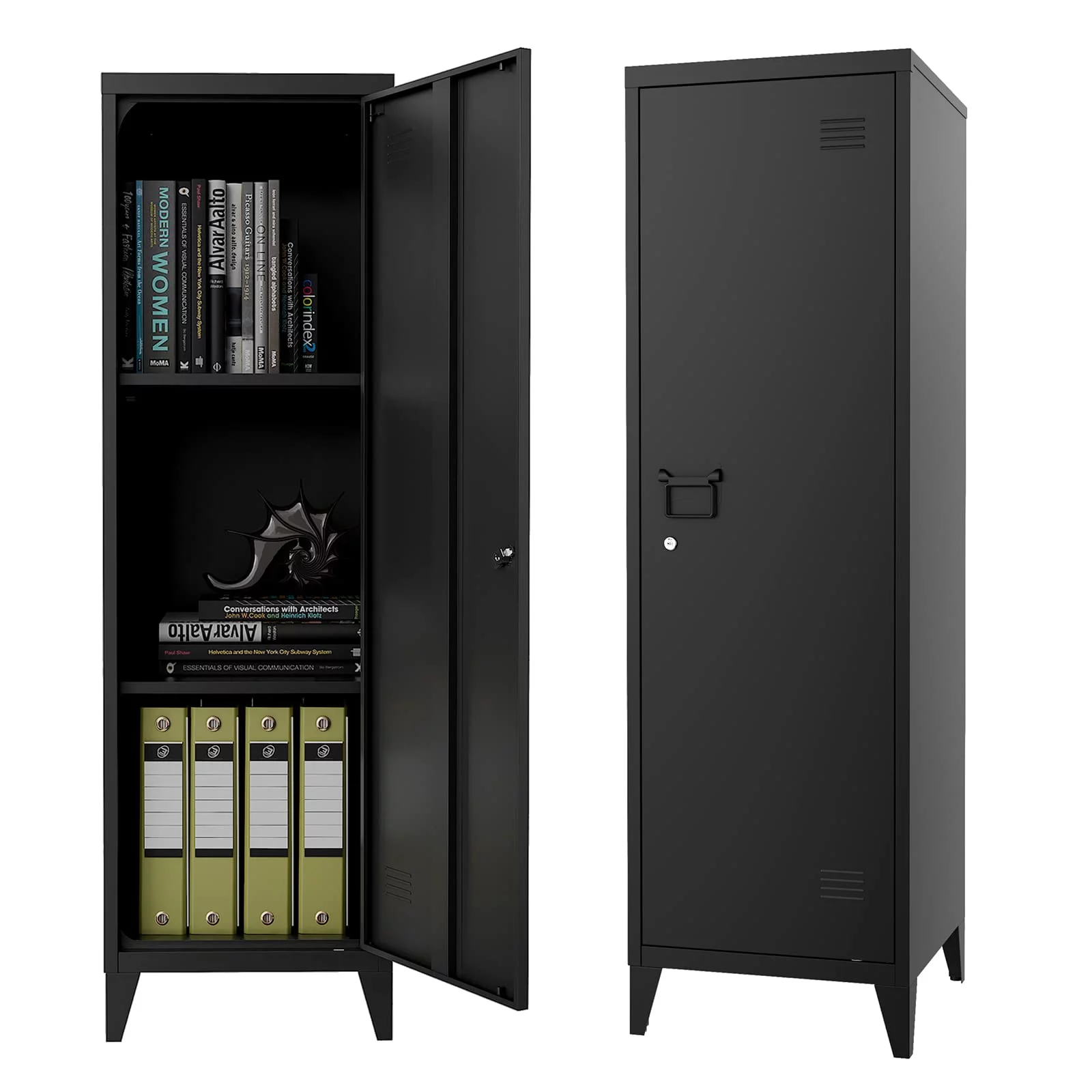 Fesbos Metal Locker Storage Cabinet with Locking Door, 50
