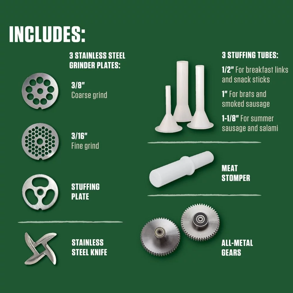 Big Bite #32 Electric SS 1.5Hp Grinder