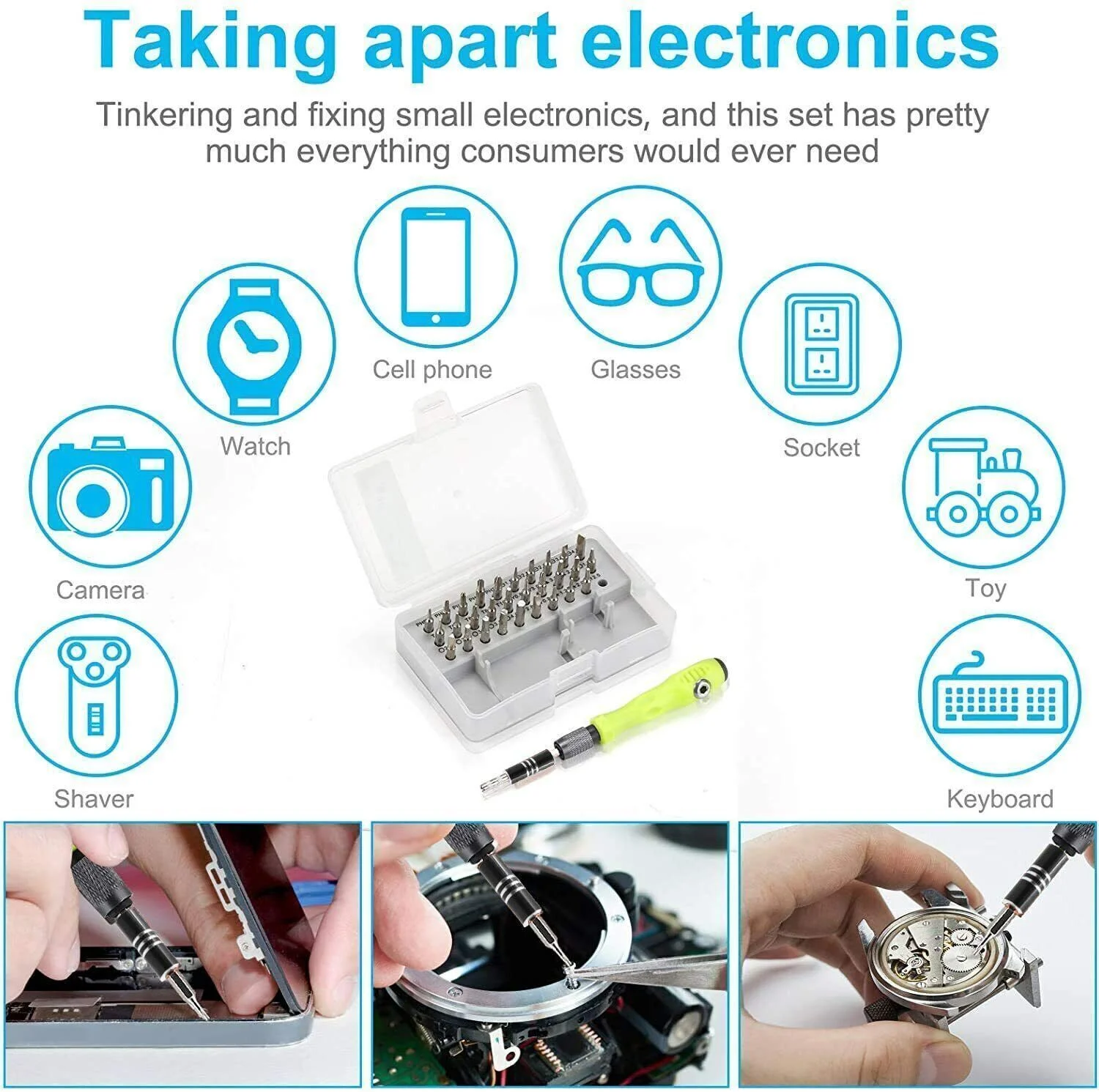 Multifunctional Screwdriver Tool Set: Repairs Made Easy