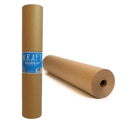 Kraft Brown Wrapping Paper Roll 18