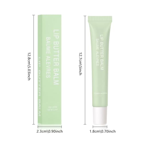 4 PCS Summer Special Lip Butter Balm – Ultra-Hydrating Lip Care with Shea Butter & Olive Oil, Soothes Dry Lips with Natural Tint & Gloss Effect, Lip Plumper Moisture & Light Lip Stain Finish