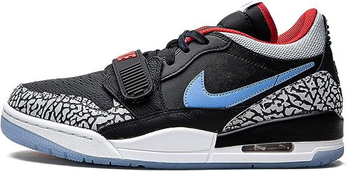 Men's Air Jordan Legacy 312 Low Black/Wolf Grey-Valor Blue (CD7069 004) - 8