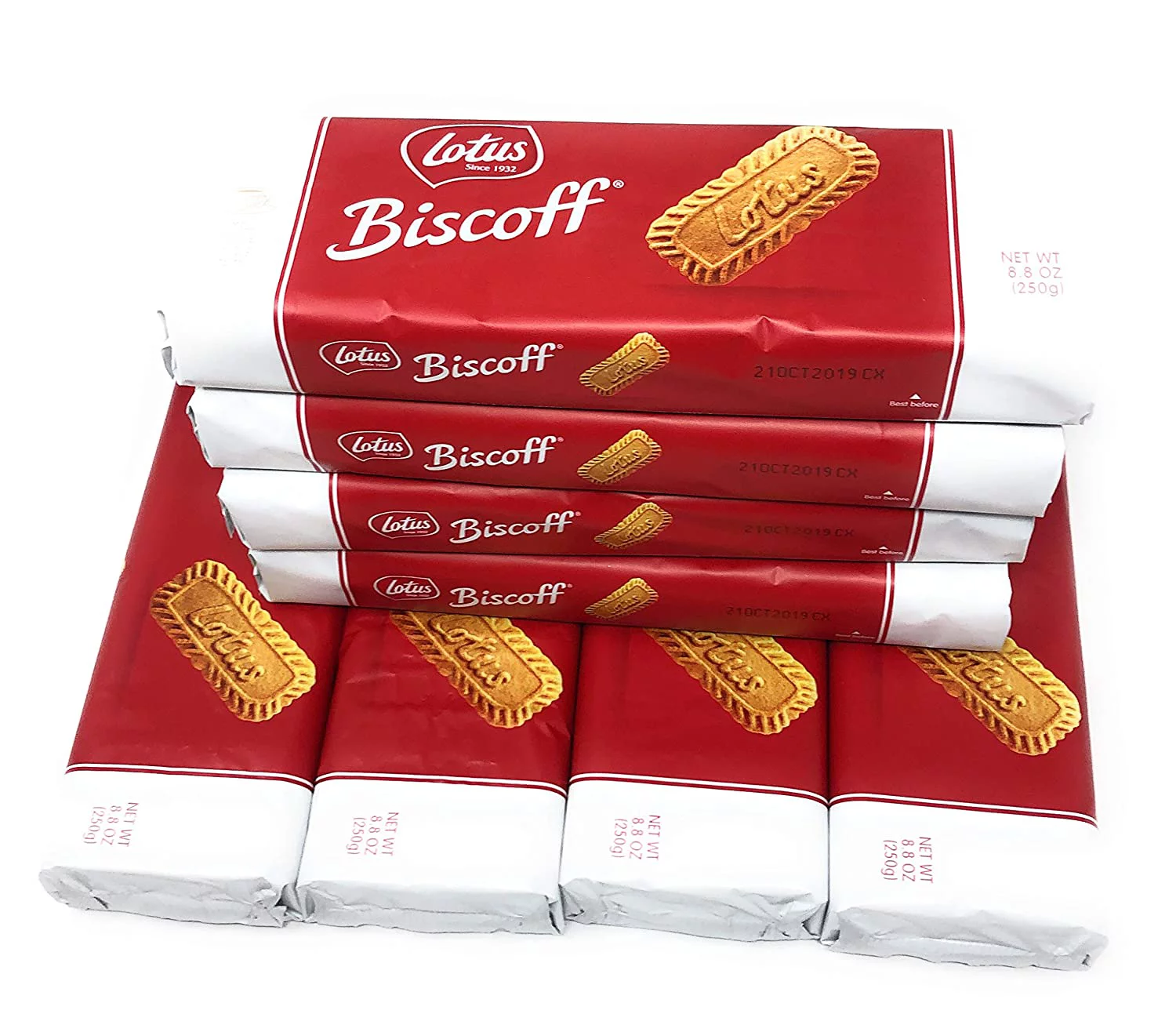 Lotus Biscoff Cookies 2 Boxes (4 Packets per Box)
