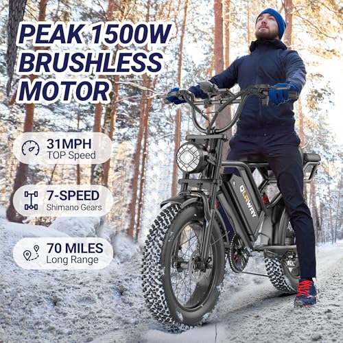 Fat Tire Electric Dirt Bike 750w for Adults 20