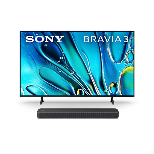 Sony 65-Inch Class 4K Ultra HD BRAVIA 3 LED Smart TV with Google TV Dolby Vision HDR, PS5 Exclusive Features, K-65S30