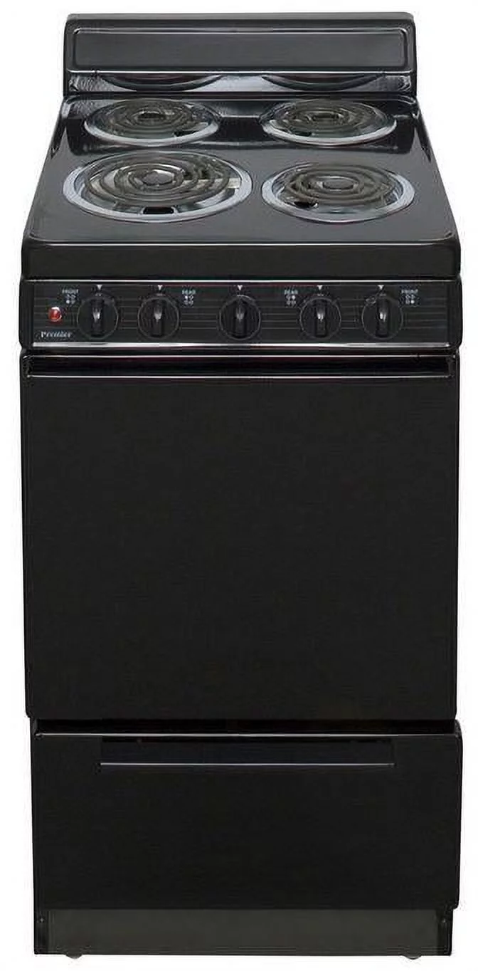 PREMIER EAK100BP  20" FREESTANDING COIL ELECTRIC RANGE Black