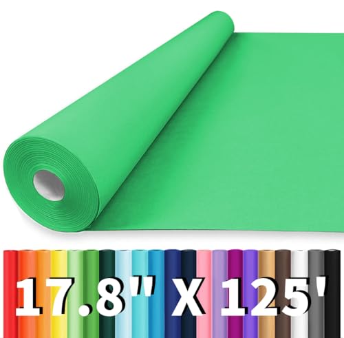 Vanhench Black Wrapping Paper, 17.5