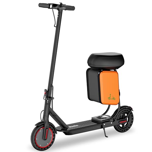 Electric Scooter with Seat for Adults - 19MPH & 21-Mile Range, 350W Motor, 8.5