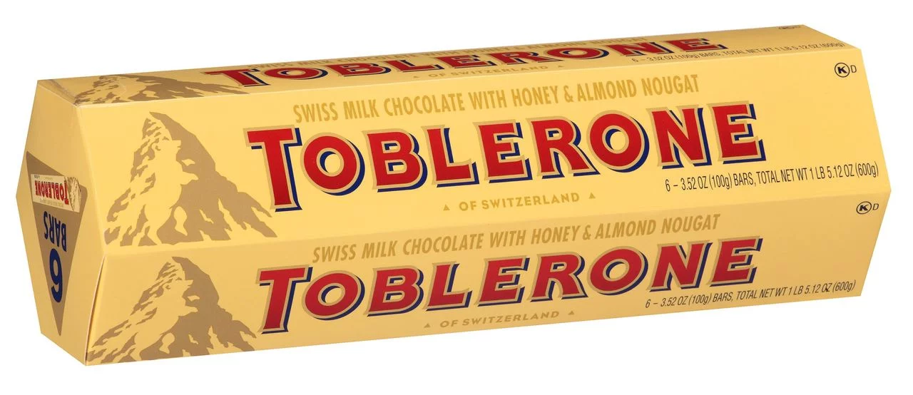 Product of Toblerone Swiss Milk Chocolate with Honey & Almond Nougat 6 Ct. 3.52 oz.