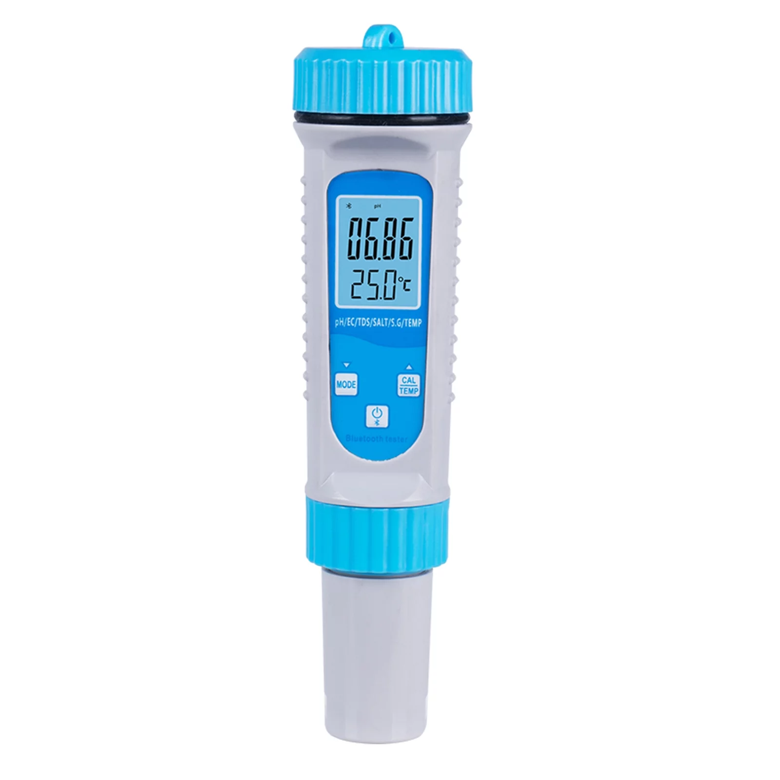 Convenient and Accurate Pool Water Tester Smart BT 6 in 1 Ph Tester with Memory Function