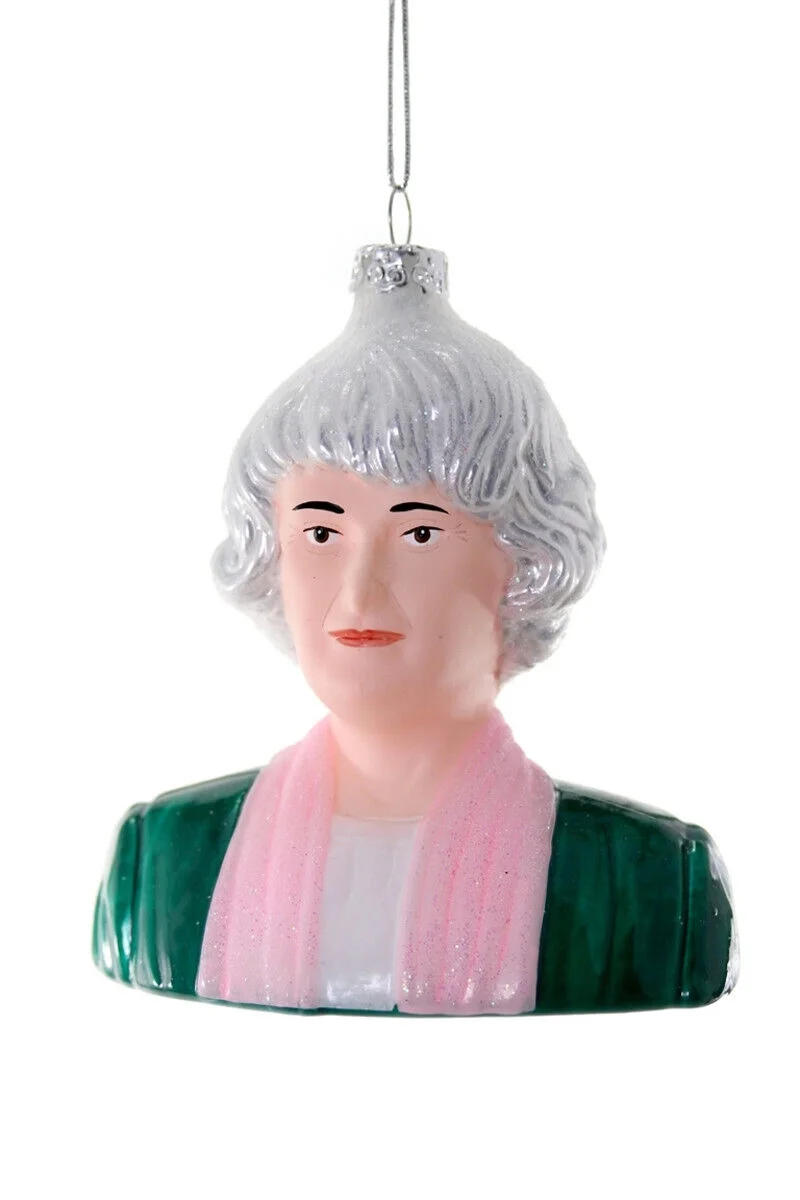 THE GOLDEN GIRLS Glass Christmas Ornament - DOROTHY - by Cody Foster