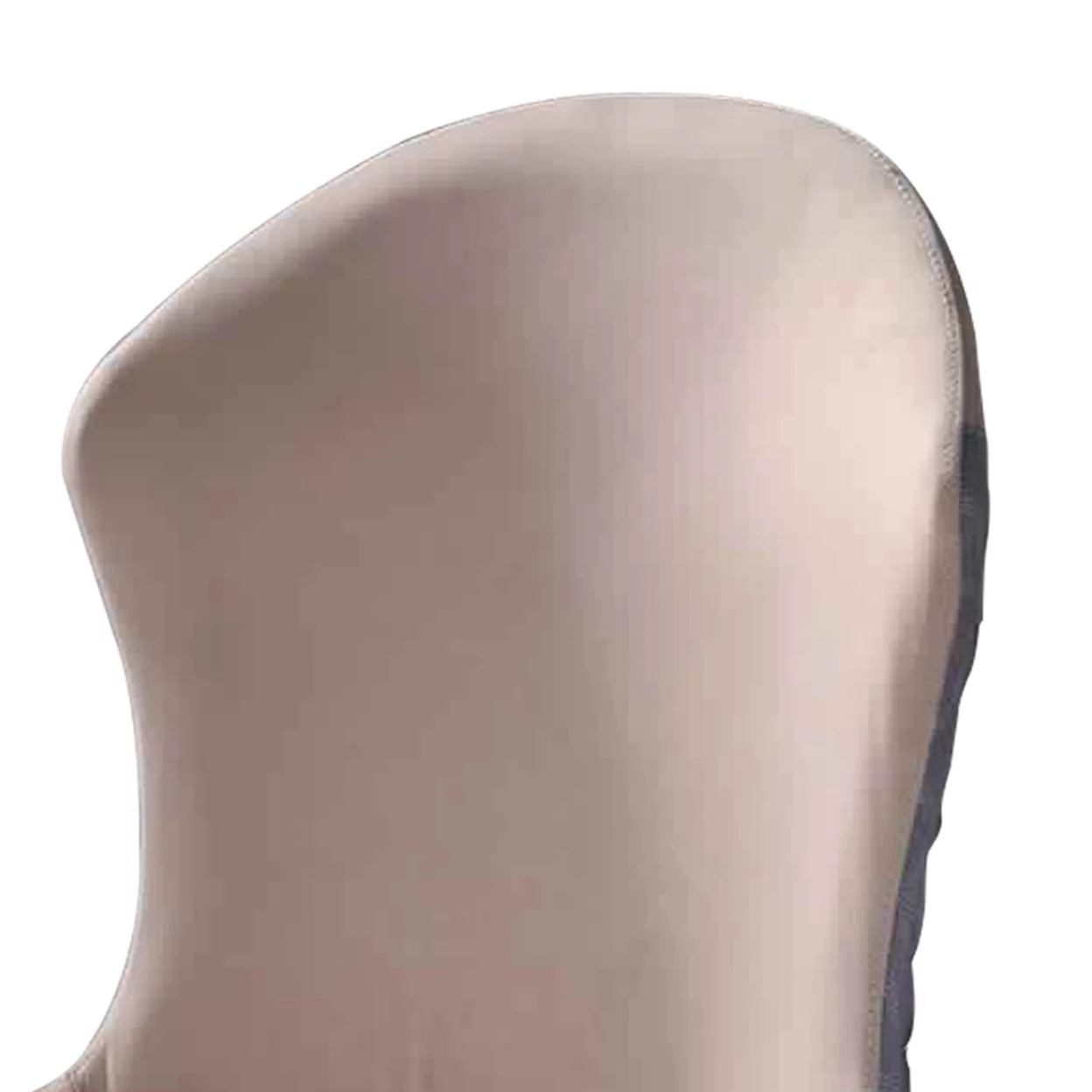 Fabric Upholstered Side Chair with Spindle Legs, Set of 2, Beige and Gold- Saltoro Sherpi