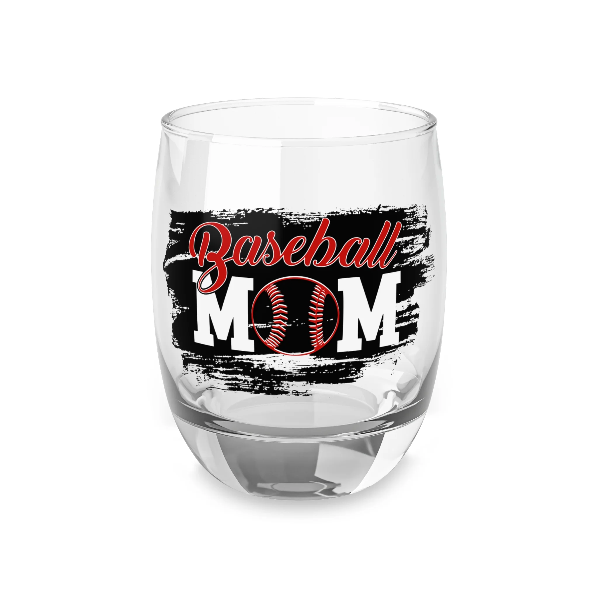 Baseball Mom Whiskey Glass, bar glass, glass, home gifts, Home Decor