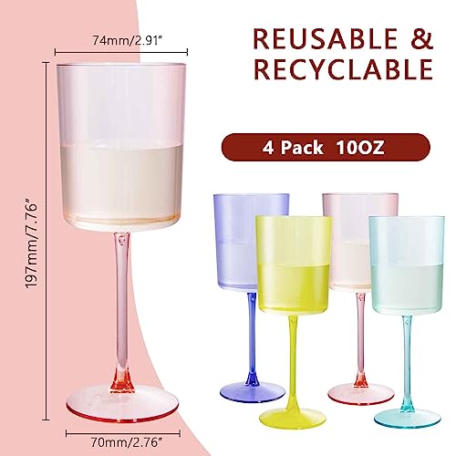 Ciaell 36 Pack Plastic Champagne Flutes - 6 Oz Disposable Champagne Glasses - Square Clear Plastic Toasting Glasses for Party Birthday Anniversary Wedding
