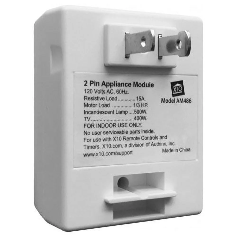 X10 Plug-In Appliance Module, 2 Prong (AM486)