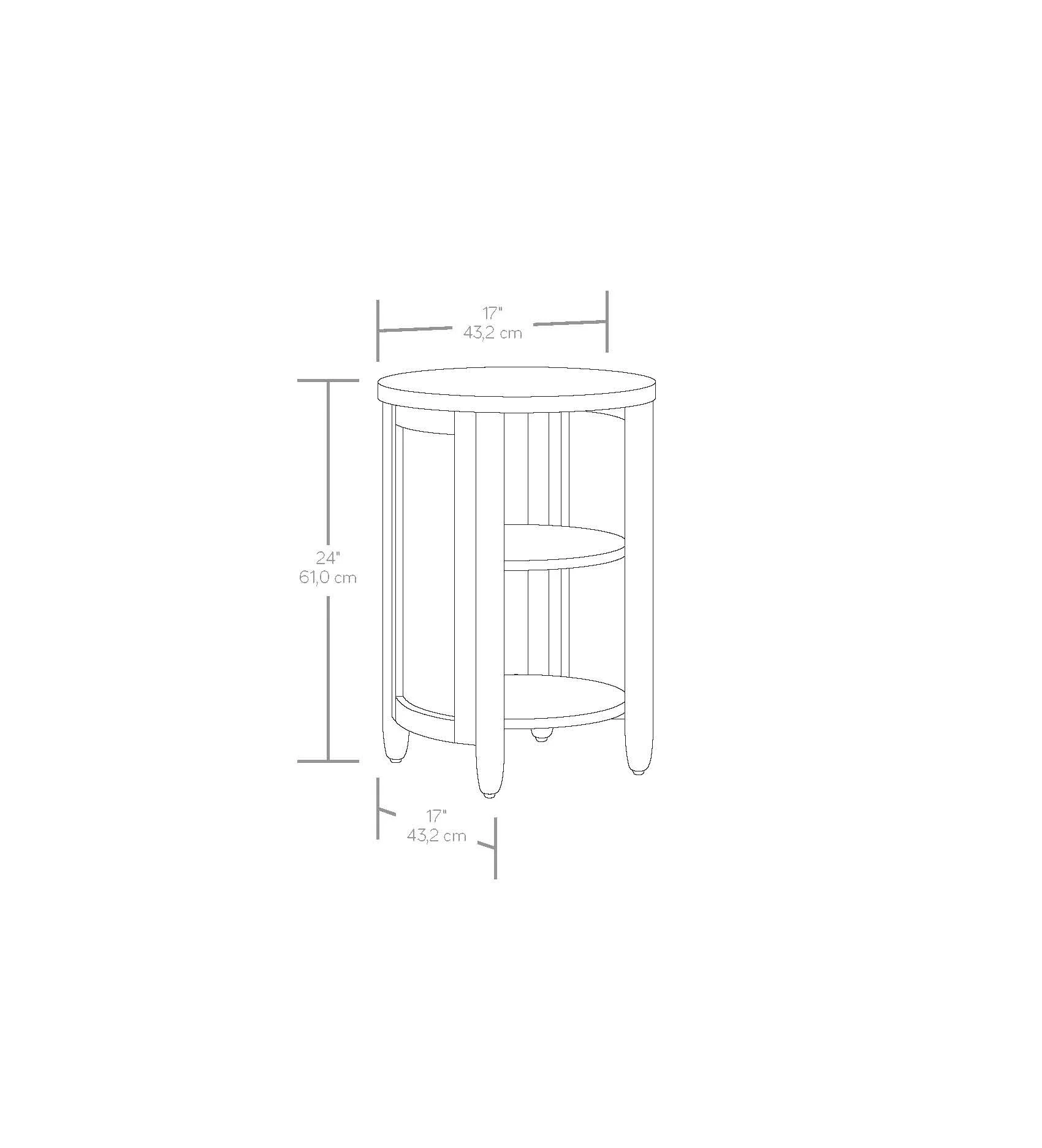 Better Homes & Gardens Springwood Caning Side Table, Light Honey Finish