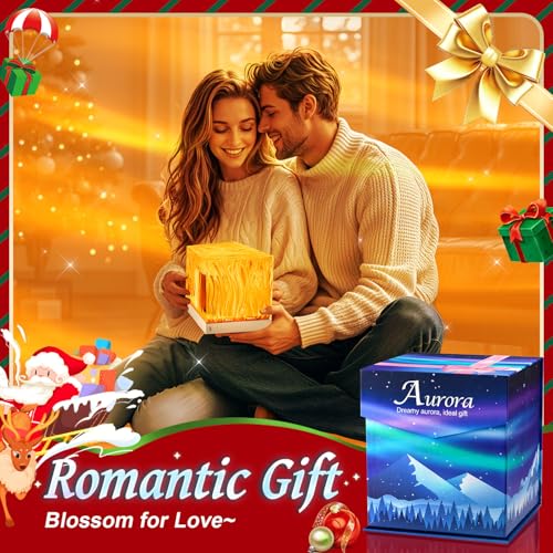 Christmas Gifts for Teens Girls Ocean Lamps for Bedroom,18-Color Teen Girl Gifts Trendy Stuff Mood Lighting,Dimmable Night Light Projector Lights for Bedroom,Remote Aesthetic Room Decor for Teen Girls