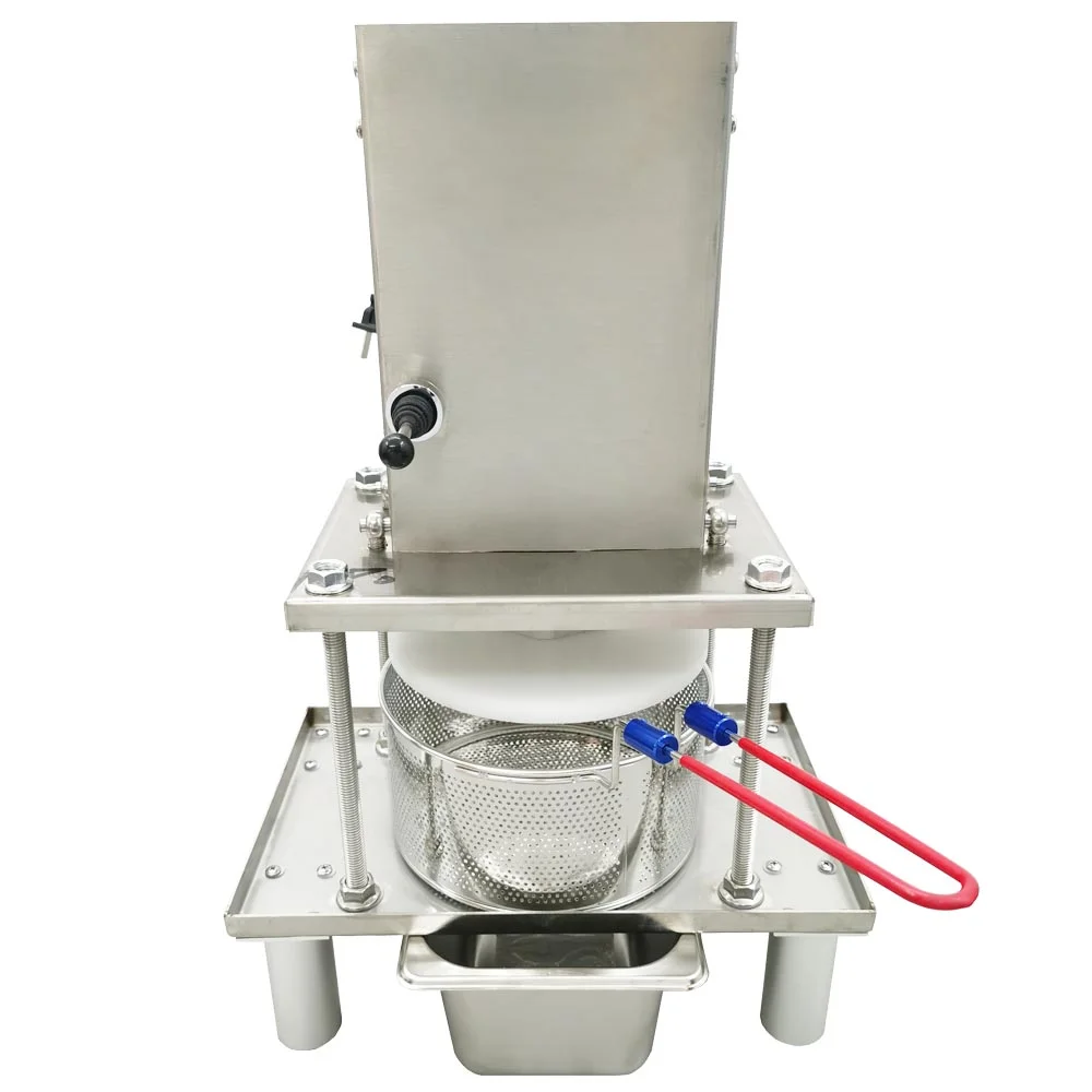 Techtongda Desktop Electric Vegetable Squeezer Juice Extractor Small Press Slag Juice Separation Extruder