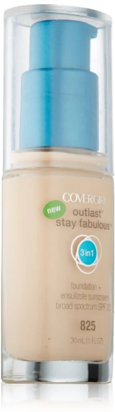 CoverGirl Outlast Stay Fabulous 3-in-1 Foundation, Buff Beige [825] 1 oz (Pack of 3)