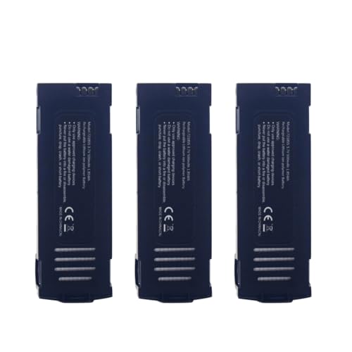 Fytoo 3PCS 3.7V 500mah Lipo Battery for D20 Mini Drone Folding Quadcopter Spare Parts