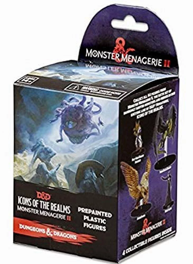WizKids D&D Icons of the Realms: Monster Menagerie II Action Figure Set, 8 Pieces