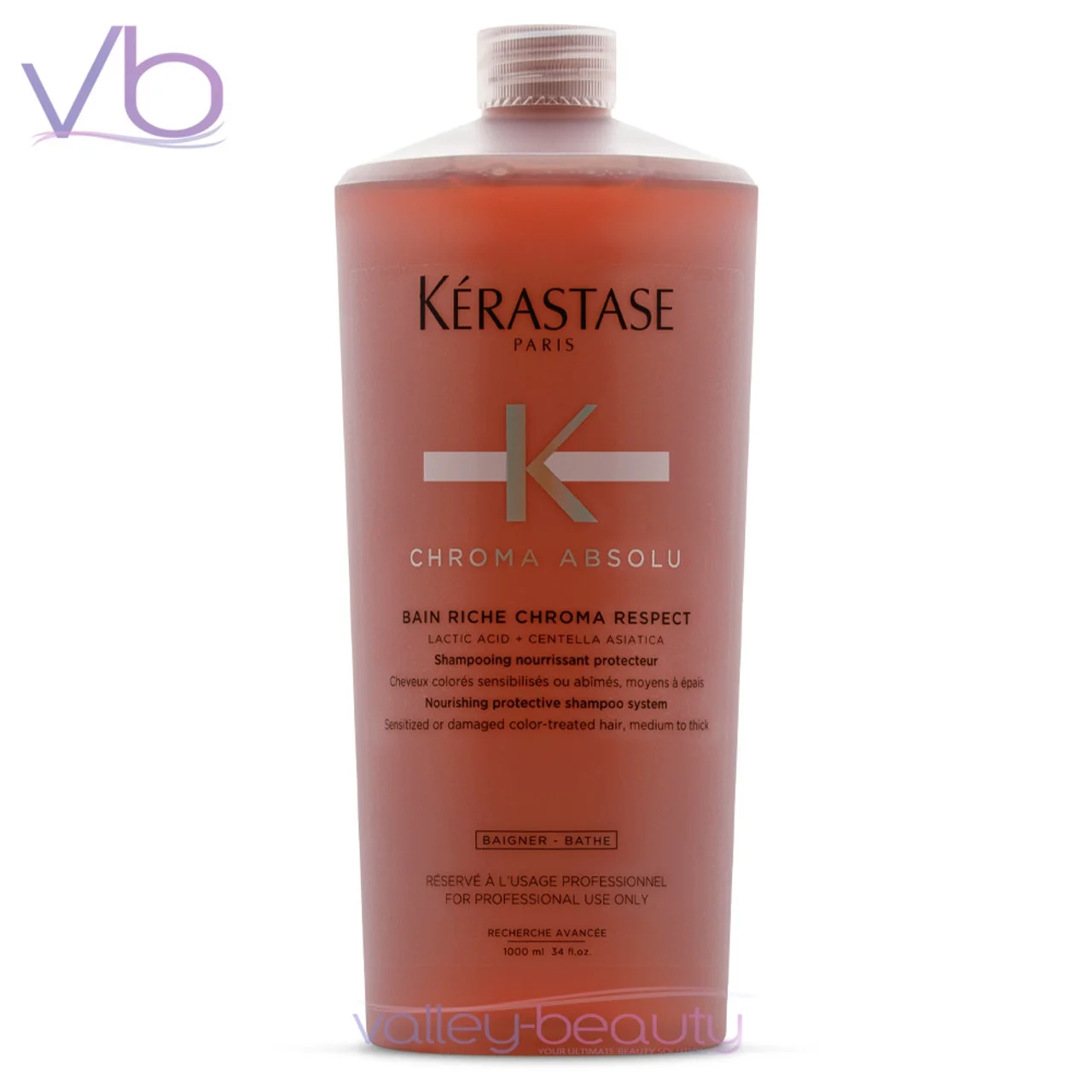 Kerastase Bain Chroma Absolu Nourishing Protective Shampoo for Color Treated Hair 34 oz