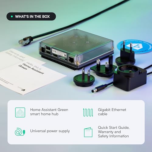 Home Assistant Green | Smart Home hub with Advanced Automation | Official Home Assistant Hardware