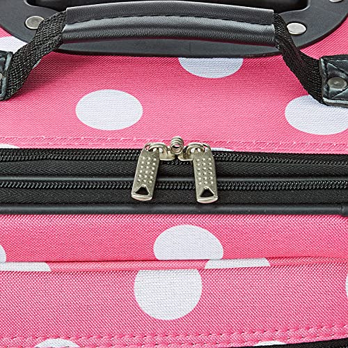 Rockland Fashion Expandable Softside Upright Luggage Set, Charcoal, 2-Piece (14/19)