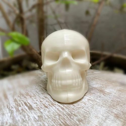 65mm Skull 3-Part Chocolate Mold (BWB)