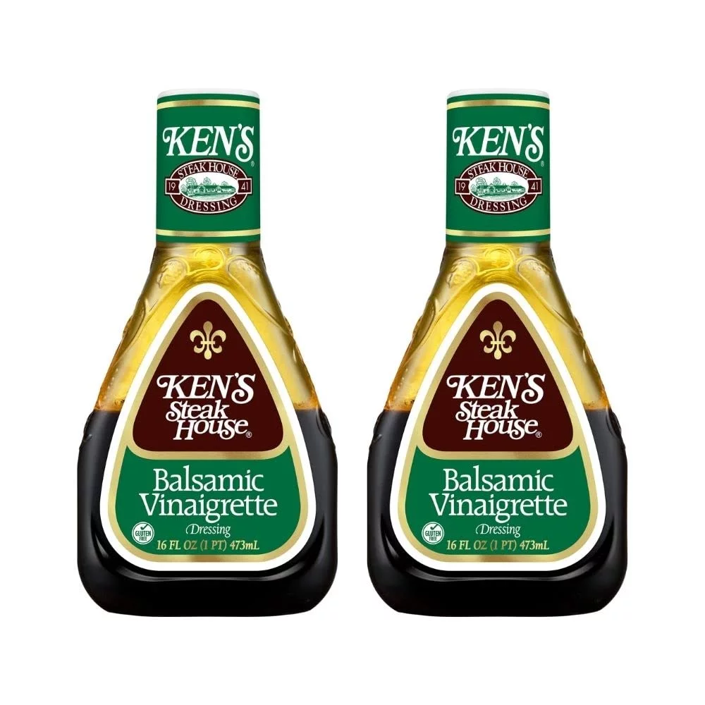 Steakhouse Dressing, Balsamic Vinaigrette Dressing, Gluten Dressing For Salads Or Marinades, 16 FL OZ Bottle (16 Fl Oz (Pack Of 2))