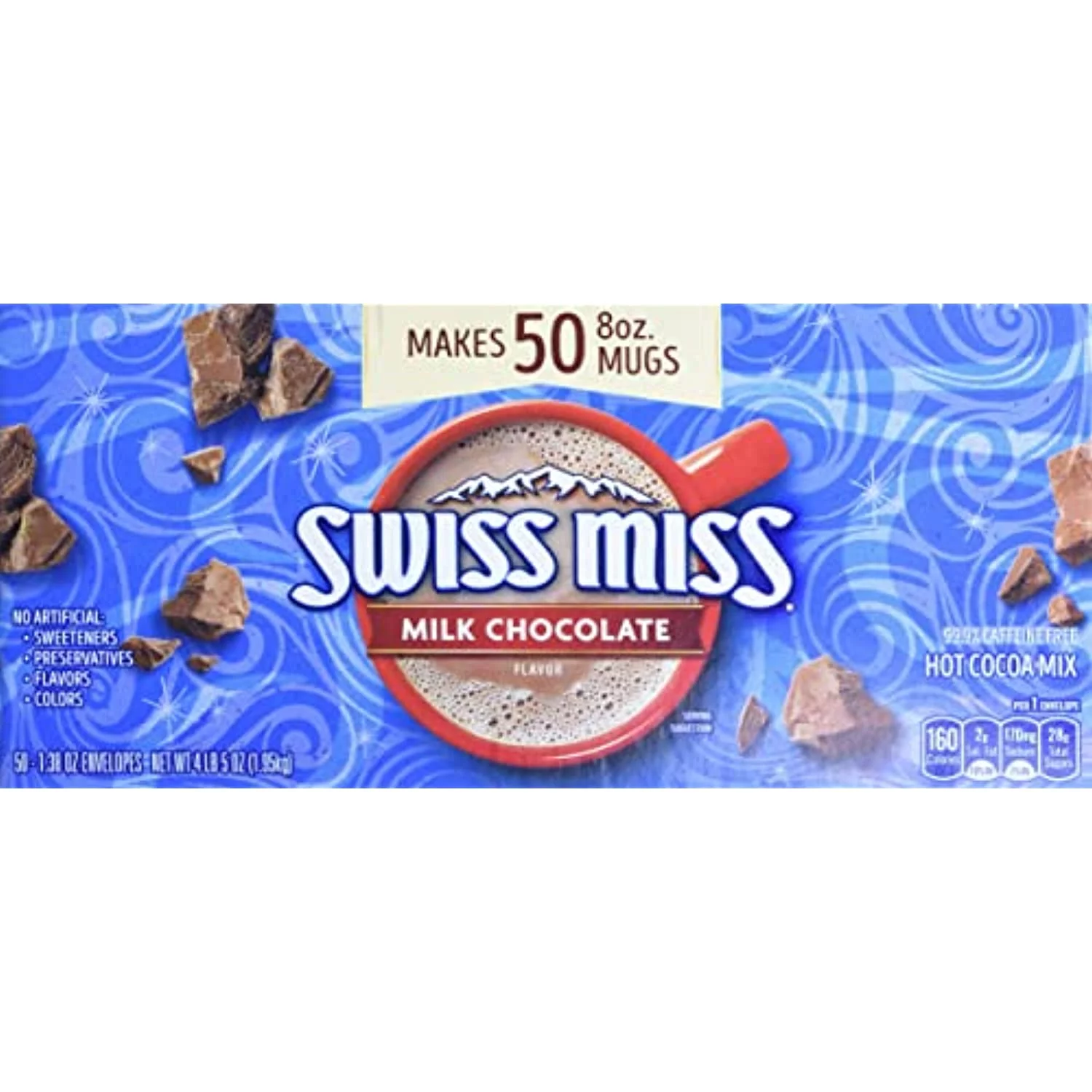Swiss Miss Milk Chocolate Hot Cocoa Mix Packets - 50 Ct, 69 Ounce (Pack Of 1) (980129574)