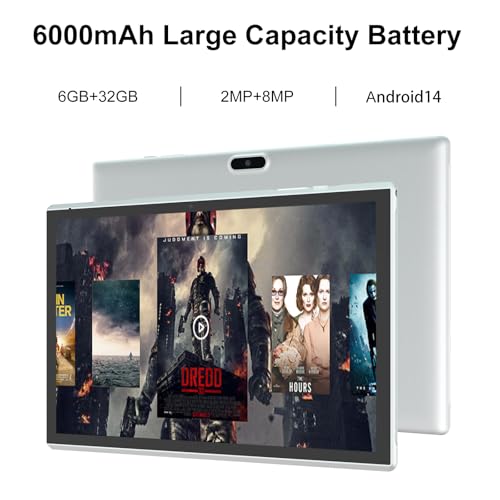 10 inch Tablet Android 14 Tablet PC, 10.1