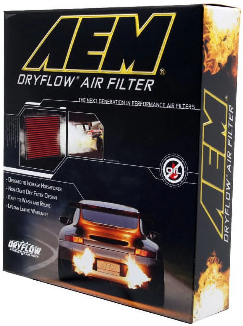 AEM 28-20129 Dryflow Air Filter Fits select: 1999-2019 CHEVROLET SILVERADO, 2000-2018 CHEVROLET TAHOE