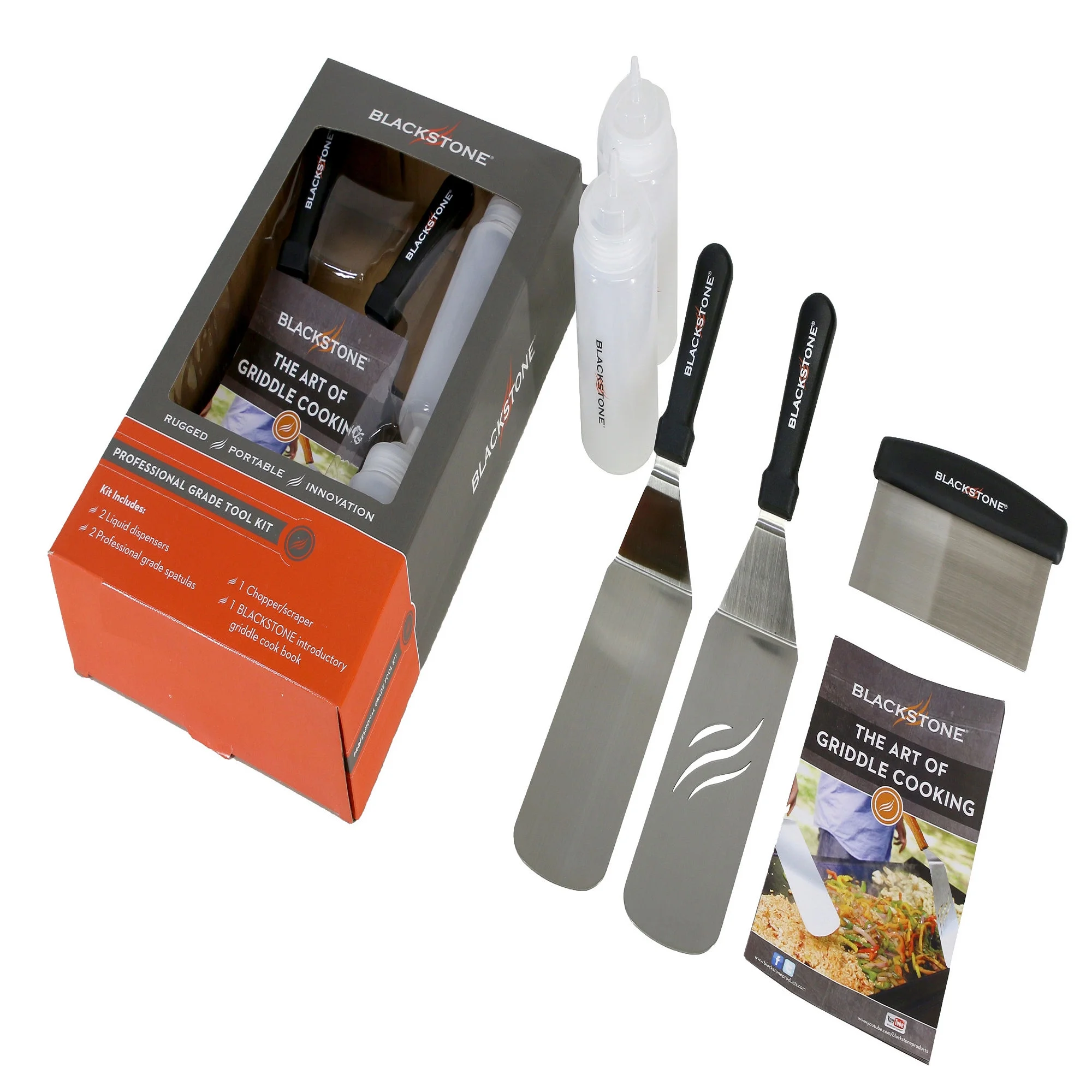 Blackstone Commercial Grade 5-Piece Griddle Cooking Toolkit