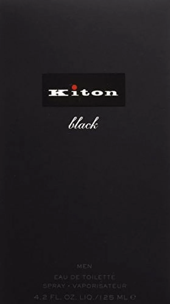 Kiton Kiton Black Eau De Toilette Spray for Men 4.2 oz